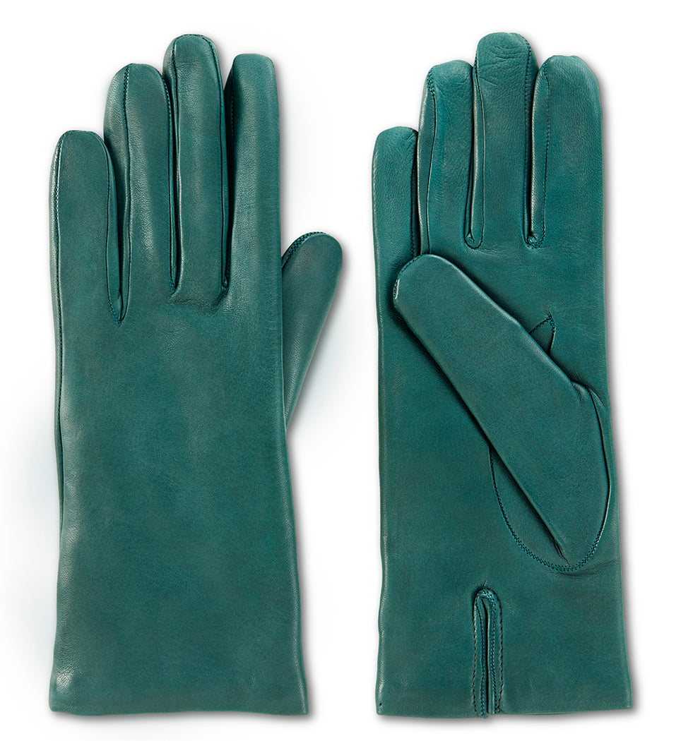 Dark Green Cashmere Lined Glove