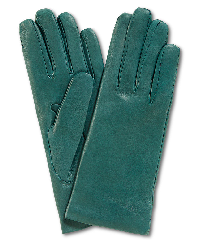 Dark Green Cashmere Lined Glove